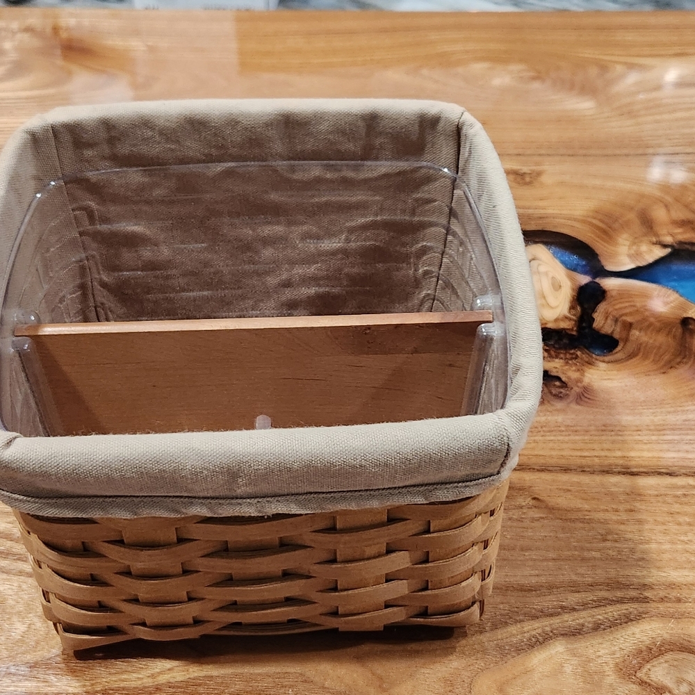 Longaberger Tv Time handwoven basket